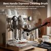 Coffee Machine Cleaning Brush Nylon Head Long Handle Brush for Espresso Semi Automatic Accessories
