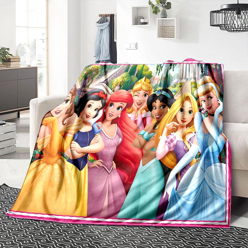 Princesses Colorful Dresses Blanket Soft Throw Blanket For Home Bedroom Bed Sofa Travel Office Solid Christmas Blanket