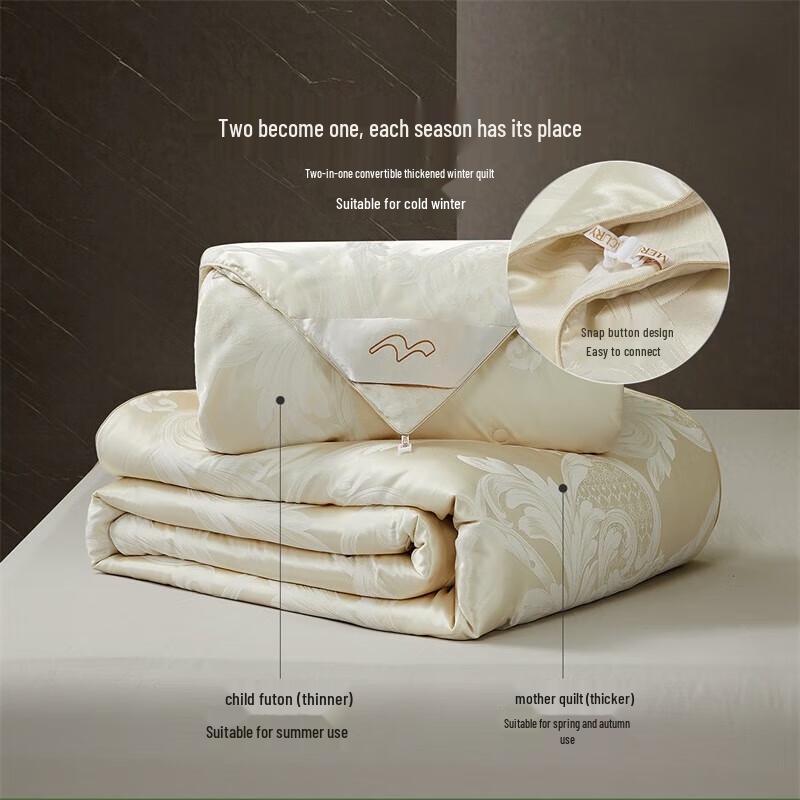 Mercury Home Textiles All-Season Mulberry Silk Duvet Insert