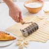 6-Wheel Stainless Steel Pizza Cutter with Wooden Handle