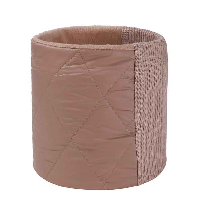 Autumn and winter outdoor velvet scarf neck protection, windproof and warm neck cover, thickened single ring elastic neck cover, new couple model