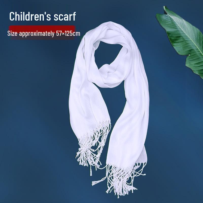 Handmade Tie-Dye Cotton Towel & Hair Tie T-Shirt Set for Kids