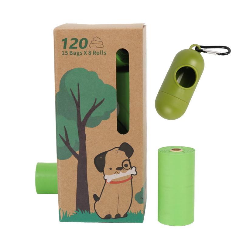 2025 Eco-Friendly 100% Compostable Modern Dog Poop Bag with Original Fragrance Dispenser 9x13 Inches for Dogs & Cats