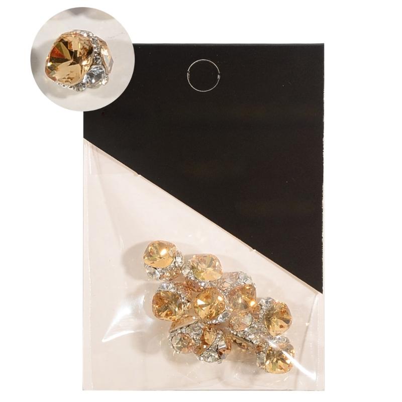 3D Nail Charms,Sparkles Nail Rhinestones Nails Gems Alloy Nails Crystals Jewelry Nail Studs for Nails Art Decorations