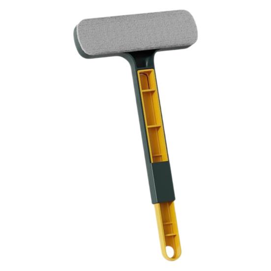 2 in 1 Window Screen Cleaning Brush with Extendable Handle Removable Lightweight Reusable Screen Cleaner Handheld Window Cleaning Scrubber