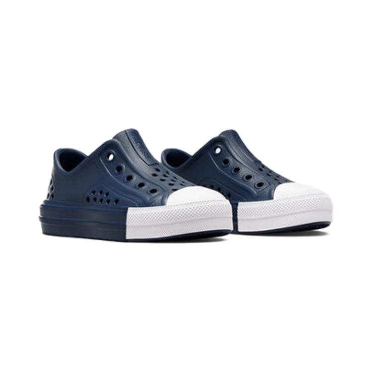 Converse Chuck Taylor All Star Play Lite CX Low PS Obsidian Kids Sneakers Blue White A06400C