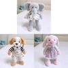 Kids Plush Elephant Bear Rabbit Plush Toy With Pp Cotton For Kids Gift And Childrens Decor