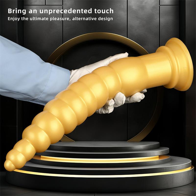 44cm Silicone Ultra-long and Ultra-thick Rear Anal Plug for Outdoor Wear Anal Strip Practice Anal Torture Tool Anal Expansion Tool Chrysanthemum Anus