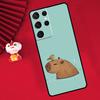 Capybara Spa Case For Samsung Galaxy S25 S26 Ultra S21 S22 S20 S23 S24 Ultra Plus S10 S25 FE Cover Funda