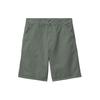 SS24 Single Knee Shorts Zipper Fly Loose Fit Solid Color Casual Shorts Men Shorts Green I031504-1YF-GD