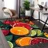 1pc Festive Fruit Slices Chair Mat - Office Desk Pad with Non-Slip Backing, Perfect for Home Decor and Gaming Room, Suitable for All Seasons.P021