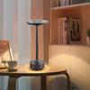USB charging table lamp LED top touch three color dimming stepless dimming desk lamp simple design waterproof table lamp