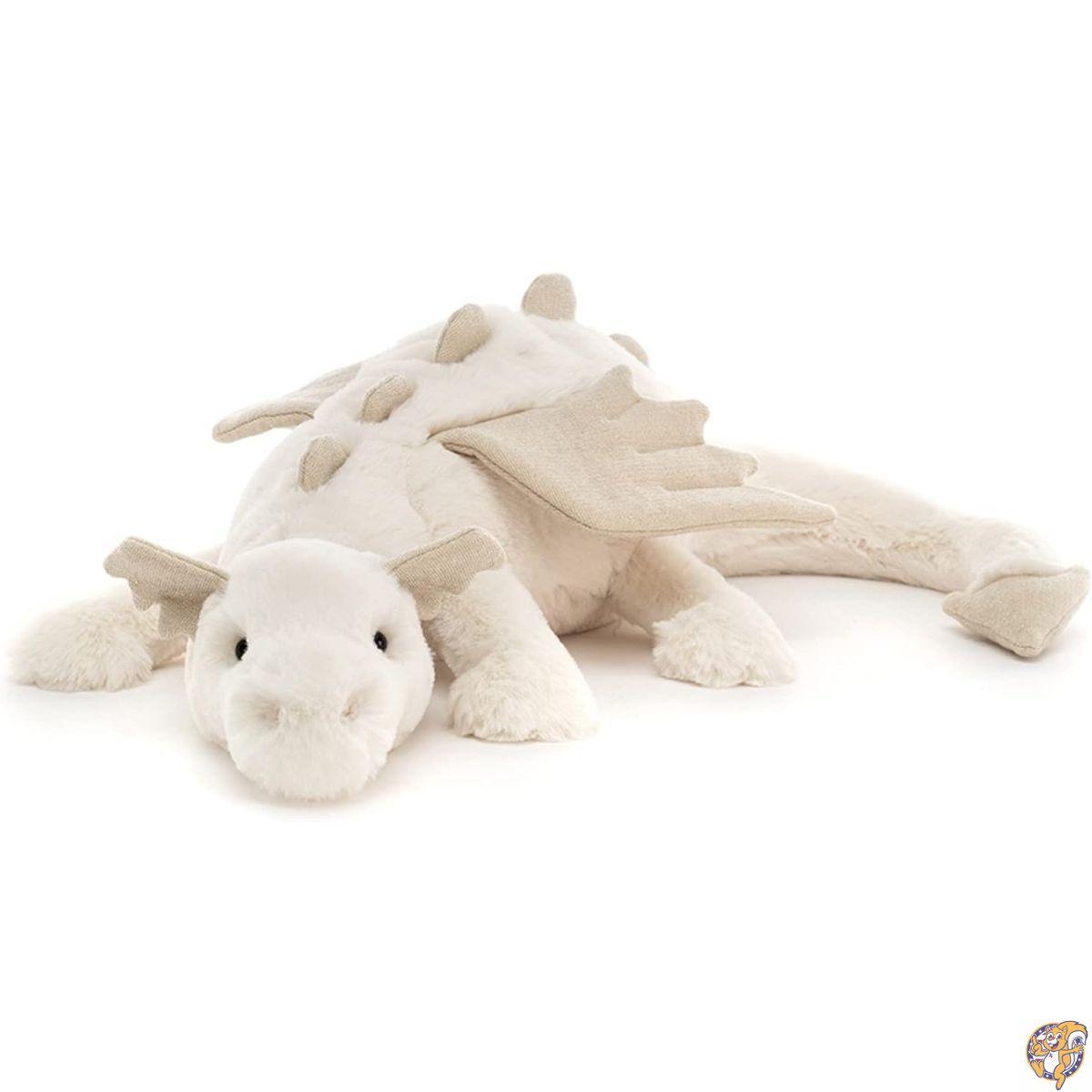 JELLYCAT Снежный Дракон (SNW2DD) плюшевая игрушка