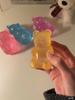 Colorful Gummy Bear Fudge Squeeze Toys  Playsets Jelly Bean Gummy Candy Fidget Hand Relax Toys  Playsets Anti-Stress Release for All Ages