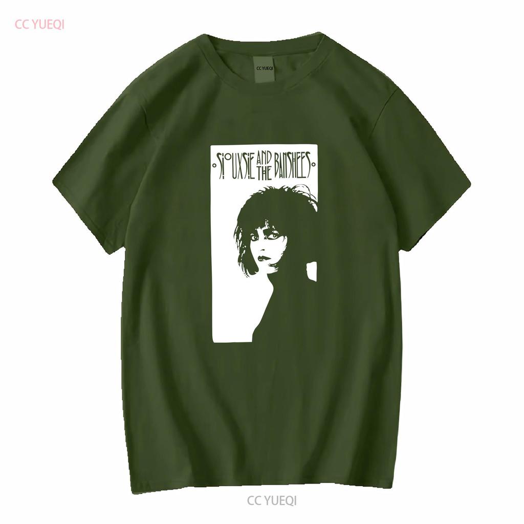 Siouxsie and Banshees T shirt long or short sleeves vintage Washed homme designer clothes Soft Stylish Top For Everyday Wear