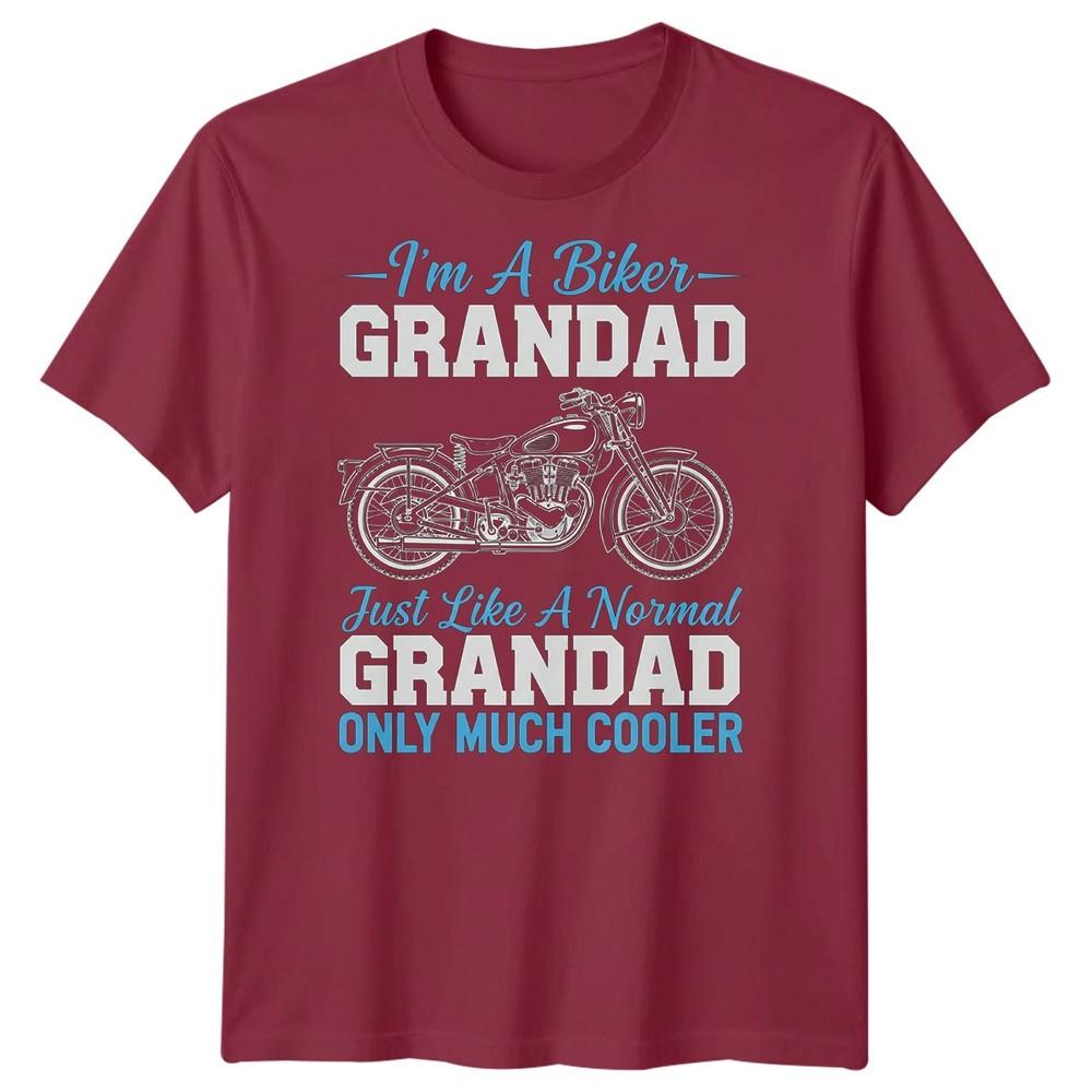 Im A Biker Grandad Just Like A Normal Only Much Cooler Unisexs Biker TShirt Tee