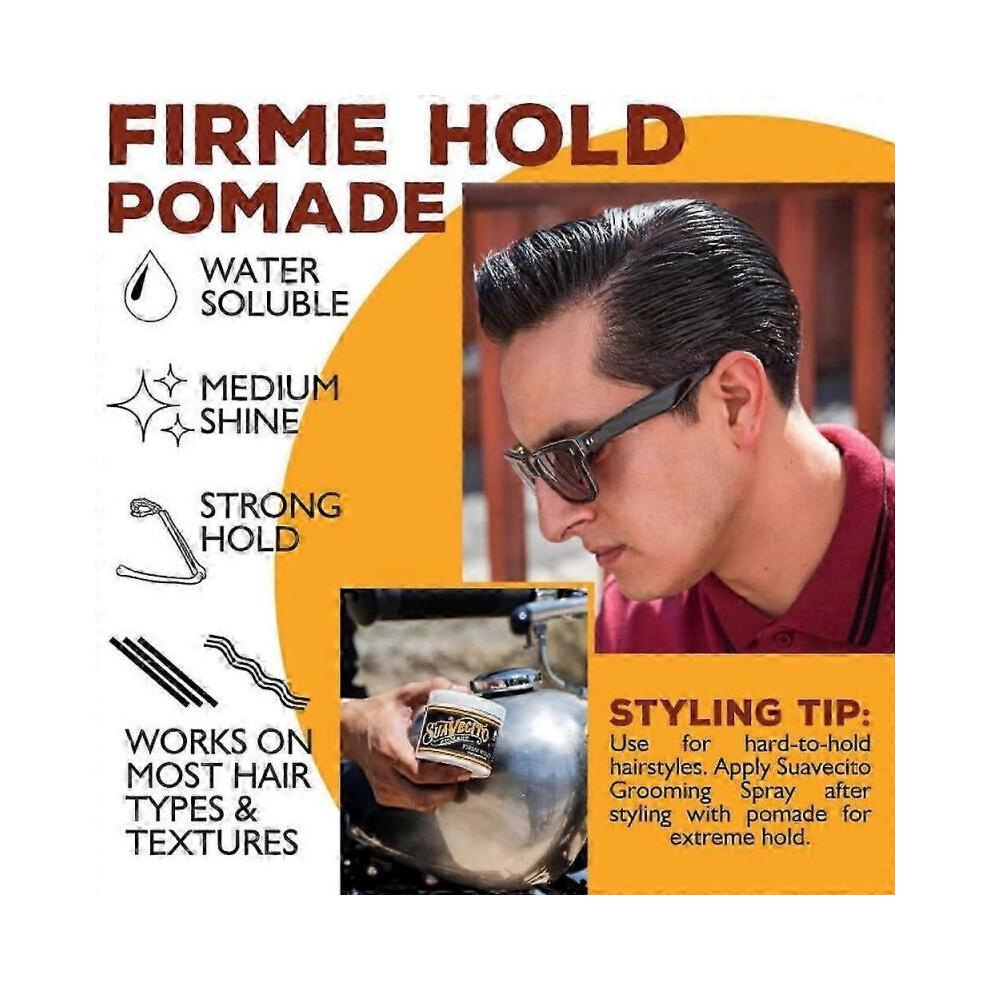 Suavecito Firme Strong Hold Pomade, Strong Hold Pomade for Men, 4oz/113g 2025