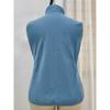 Plus Size Women's Fleece Lined Sleeveless Zipper Pocket Vest Cardigan Jacket, Autumn Winter Outerwear Wholesale