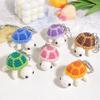 Adorable Turtle Keychain, Handmade Crocheted Miniature Turtle Plush Toy Hanging Bag Charm Ornament