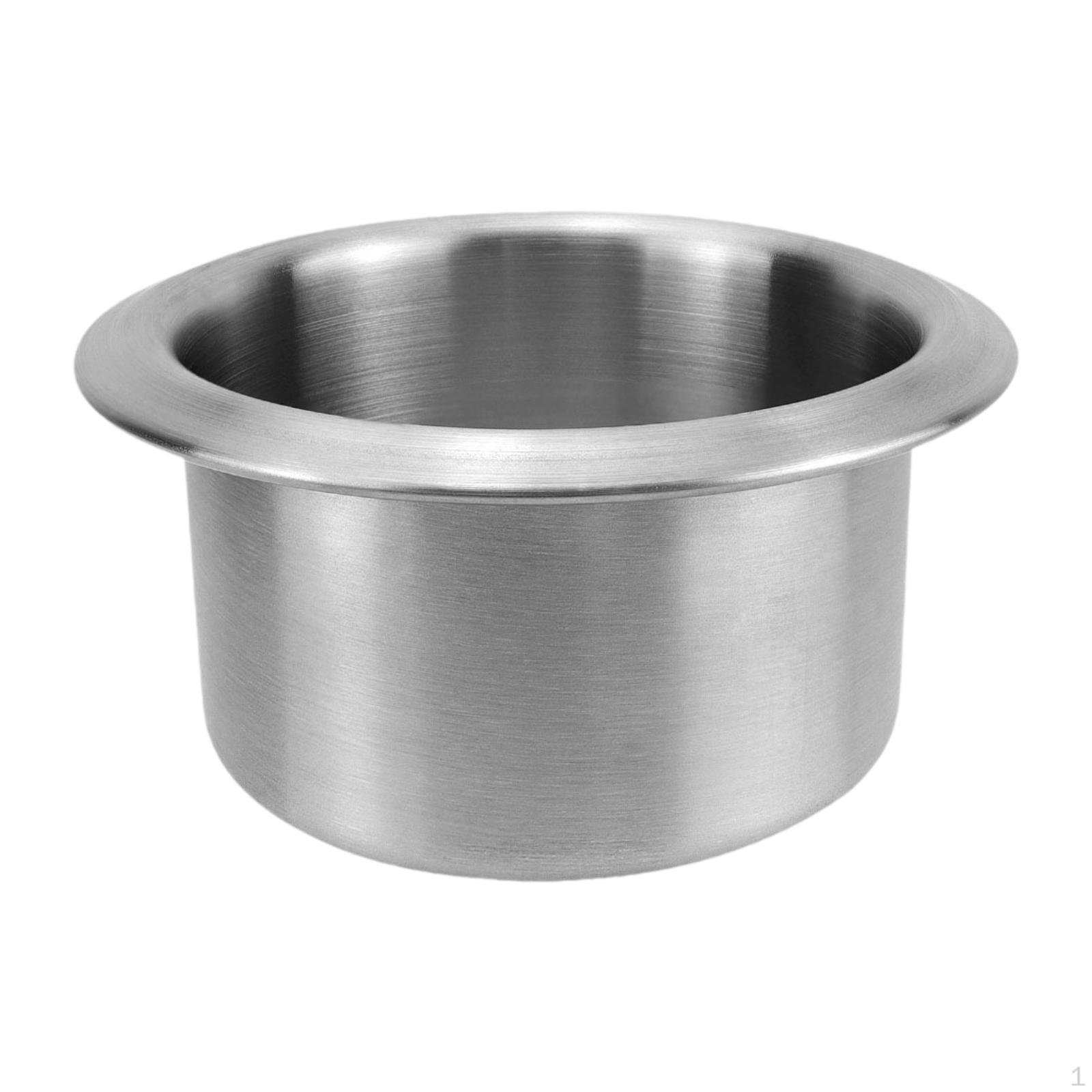 

Подстаканник для автомобиля, вставка для напитков, аксессуар из нержавеющей стали для морских судов, грузовиков, автодомов 55mm Rolled Edge