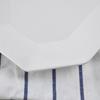 Octagonal White Ceramic Plate - Versatile for Soup, Rice, or Fruit; Ideal for Hotels and Restaurants.