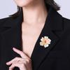 Lapel Pin Flower Brooch Pins Exquisite Suit Jacket Brooch Fashion French Vintage Metal Pins  Party