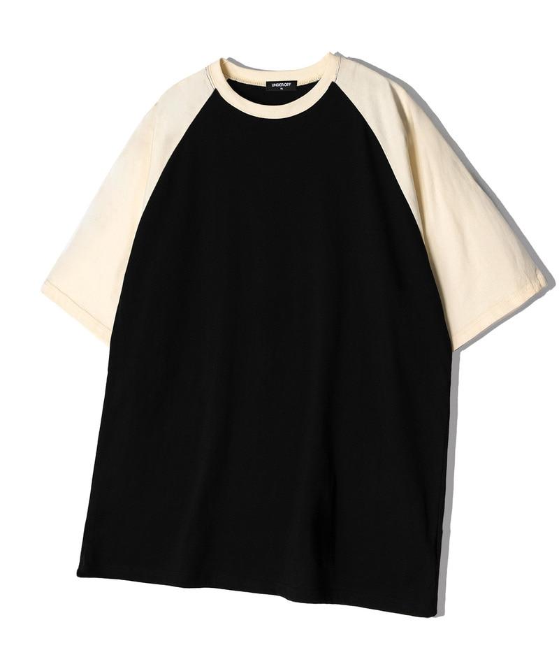 UNDEROFF Oversized Raglan Korte Mouw T-shirt Bruin