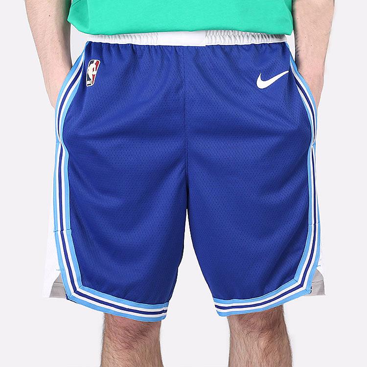 Nike Lakers Casual Basketball Shorts 2020-2021 Season Men Bottoms Blue CN1029-495
