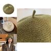 Chic Autumn Cotton Beret For Women Elegant And Comfortable Winter Headwear