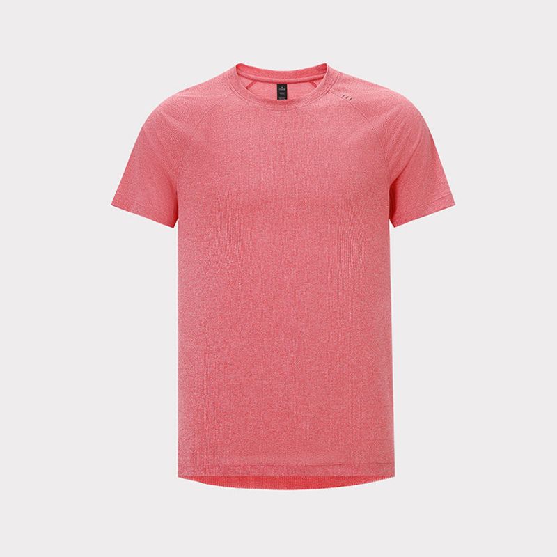 Outdoor Sports Quick-Drying Short-Sleeved T-Shirt for Men, Summer Thin Style, Cool-Feeling Running and Fitness Base Layer Shirt, Export Men s T-Shirt Watermelon Powder 3XL