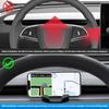 For Tesla Model 3 Y 2025-2025 Highland Juniper Soft Silicone Rubber Phone Holder Dashboard Cellphone Mount Clip Car Accessories