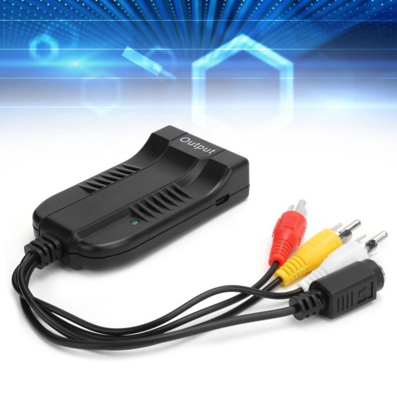Z51B CVBS SVIDEO To HDMI Converter Adapter Support 720P 1080P High Resolution Plug And Play