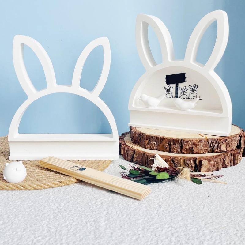 Unique Rabbit Head Shape Mold Innovative Ornament Moulds for Crafting Enthusiasts Hand-Making Resin or Plaster Projects
