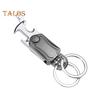 Portachiavi Multifunzionale Robusto Moschettone Clip Apribottiglie Fidget Spinner Coltello Materiale in Lega di Zinco Portacellulare Portachiavi