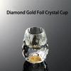 Luxury Crystal Vodka Sake Shochu Bar Liqueur Gold Foil Shot Glass Tea Cup Gift Hard Liquor Wine Glasses 1/2/4/6pcs 15ml
