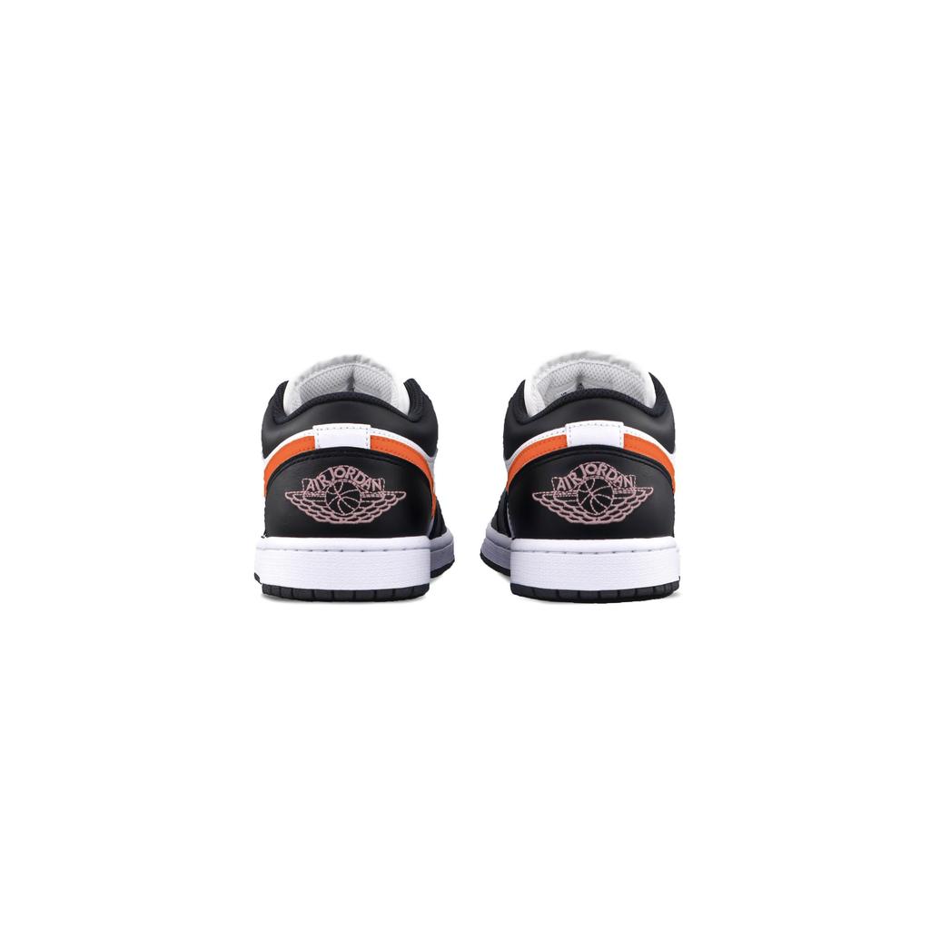 Jordan Air Jordan 1 Vintage Basketball Shoes Unisex Low Top Black/Orange 553558-146(Team766-)
