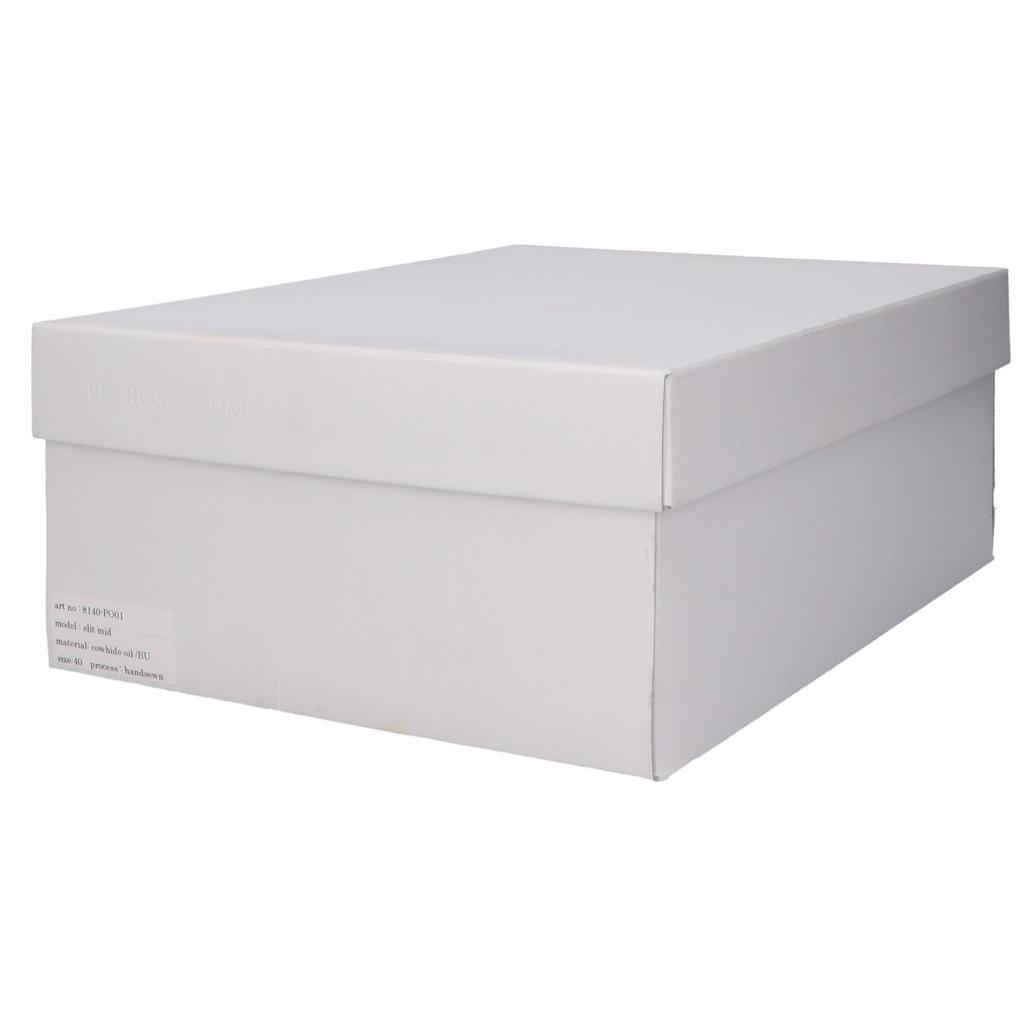 PETROSOLAUM slit mid whole cut shoes shoes 40 NavyUsed