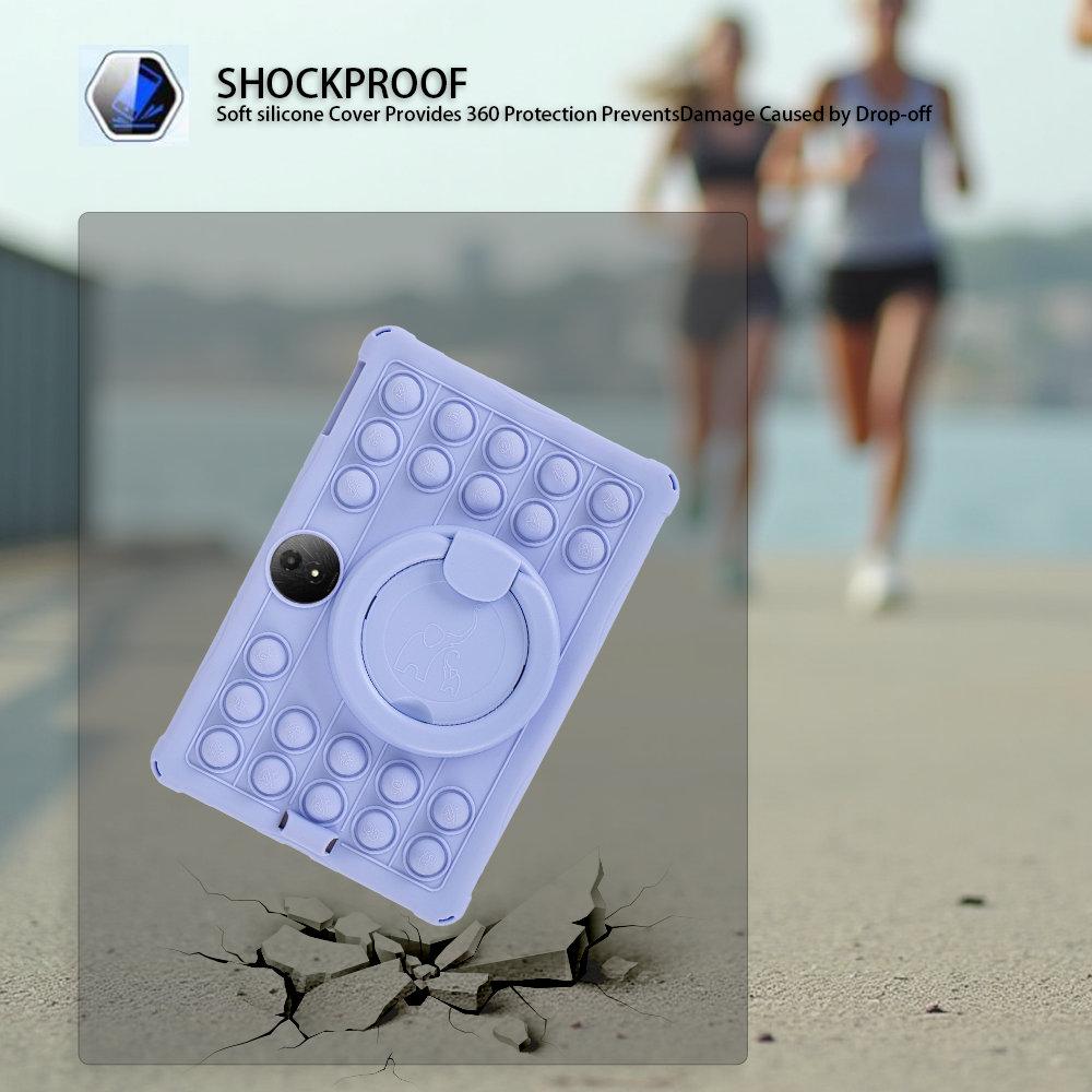 Case For TCL Tab 11 Gen 2 11" 9465X Tab 11FE Rotating Soft Silicone Tablet PC Cover Kids Safe Funda