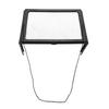 Foldable Ultrathin A4 Full Page Magnifying Glass with 3X Magnifier 4 LED Lights for Reading