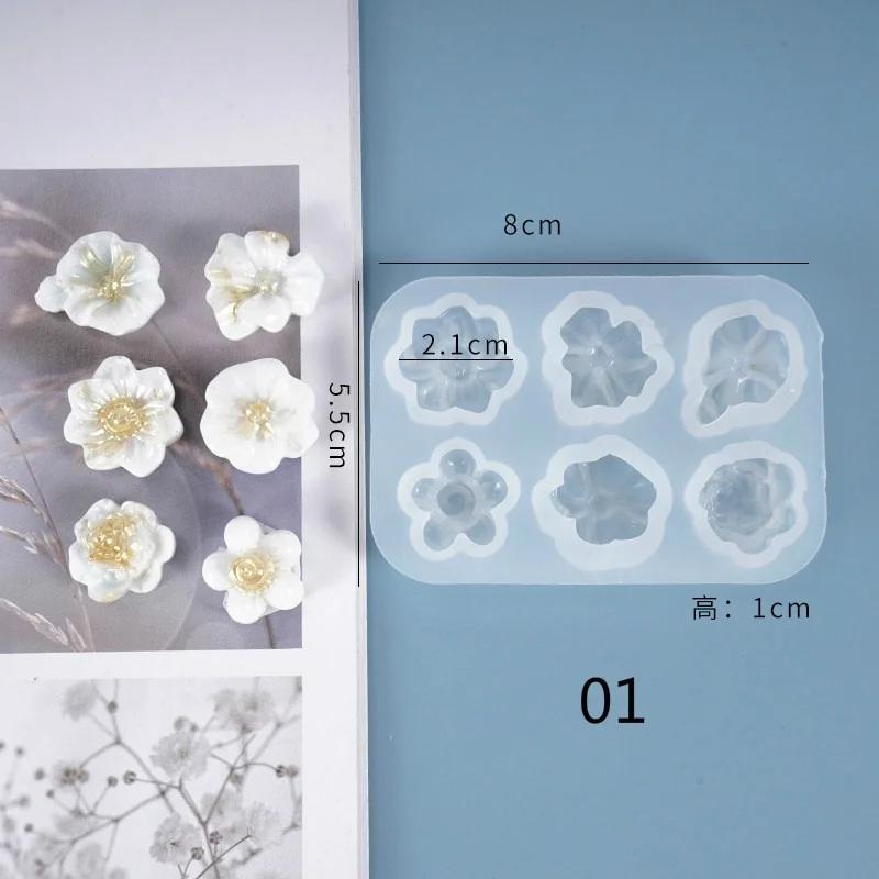 3D Flower Silicone Molds Fondant Craft Cake Candy Chocolate Sugarcraft Ice Pastry Baking Tool Mould Soap Mold Cake Decorator