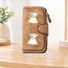 Cute Dog-themed Long Zipper Wallet, Large-capacity Card Holder, Unisex Clutch Bag, Stylish Zippered Coin Purse, Suitable for Daily Use, a Great Gift