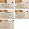 1pc Visible Wardrobe Storage Organizer with Clear Window Large Capacity for Home Closet Bedroom T-Shirt Underwear Pants Organiza