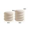 Modern Cream Style Low Stool Home Furniture Lamb Velvet Household Small Stool Shoes-changing Makeup Stool Home