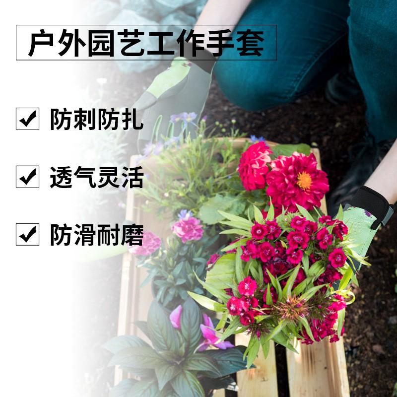 Goat Leather Garden Gloves With Touchscreen Fingertips Anti-Puncture Pineapple Harvesting Outdoor Gardening