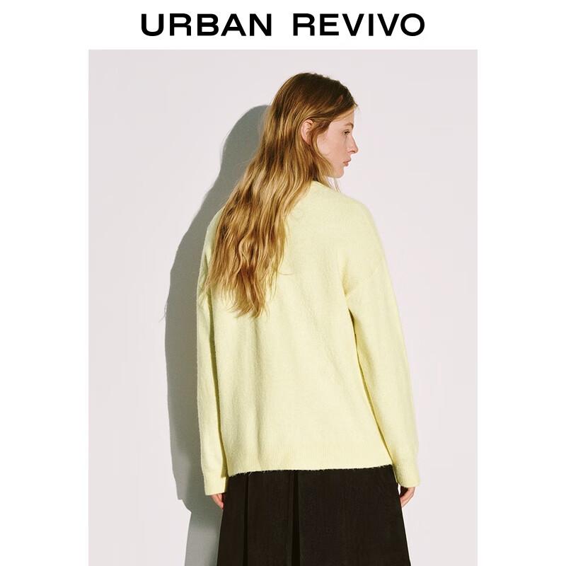 UR 2025 Winter Women's Avocado Pattern Knit Sweater