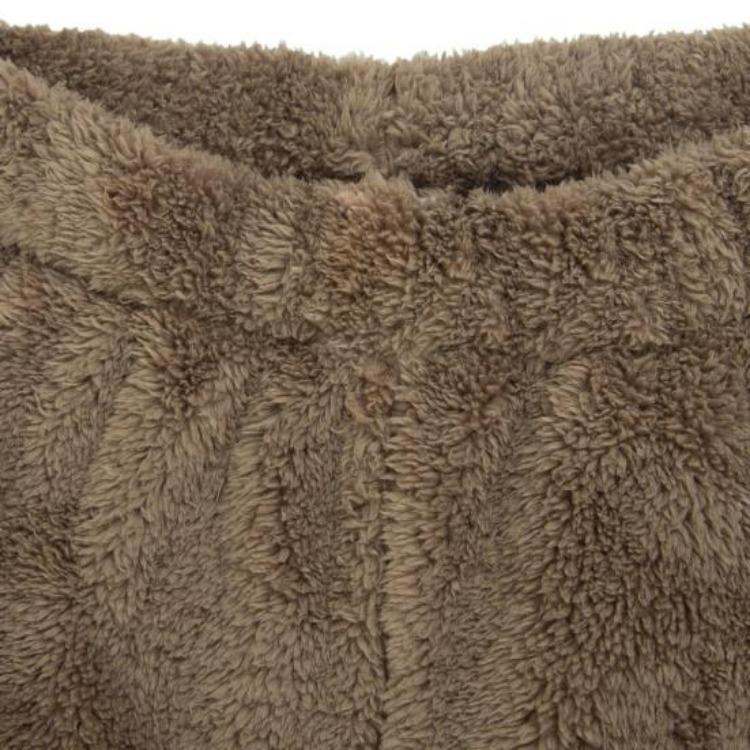 Set Trening Plușat Culoare Solidă pentru Femei 2 Bucăți Top cu Mânecă Lungă și Guler Ridicat și Pantaloni Groși cu Talie Elastică Îmbrăcăminte Sport