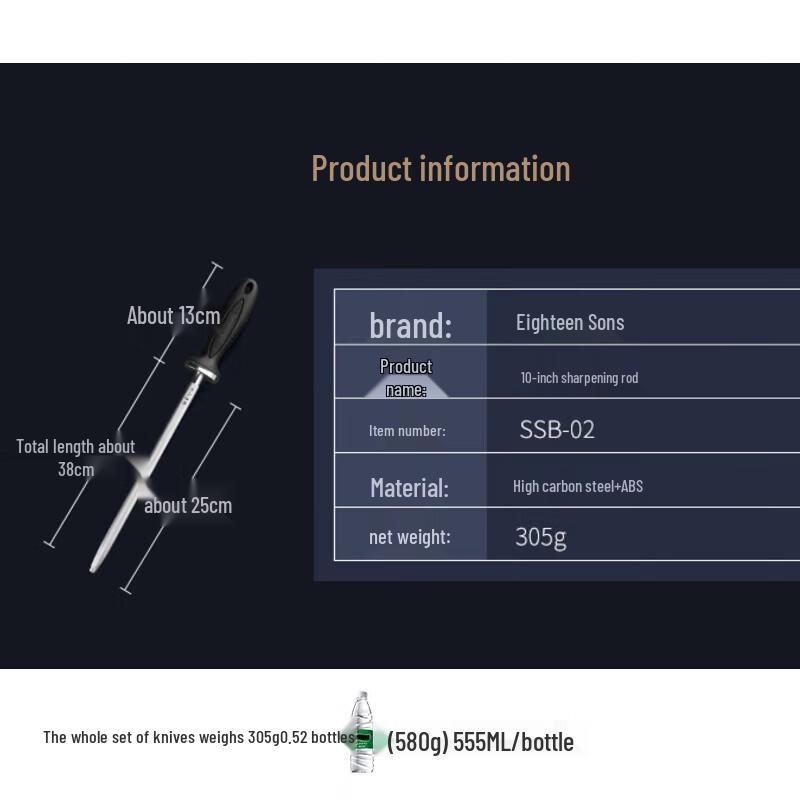 

Заточный стержень Shibazi 10 дюймов