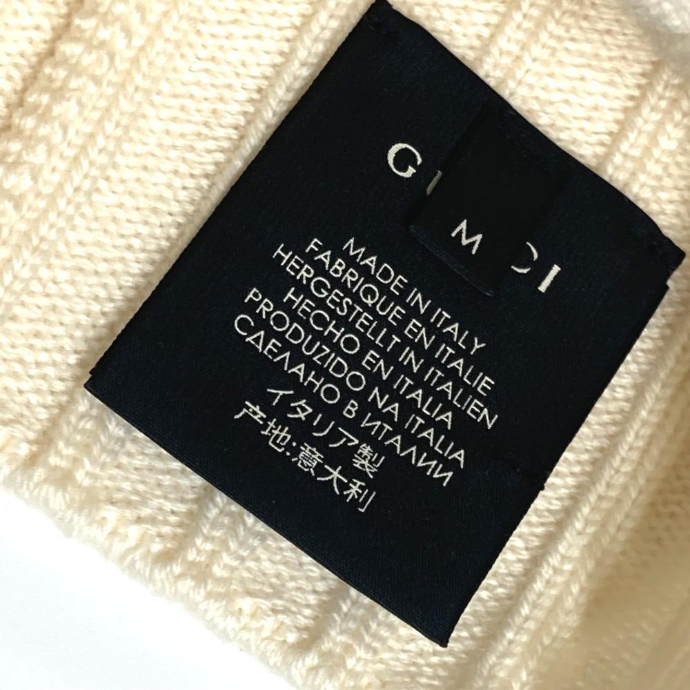 GUCCI logo neck warmer Accessories Scarf wool Red/White