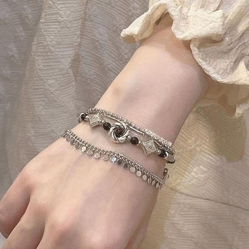 Miao Jiang Lotus Dance Ethnic Bracelet: 2023 New Chinese Style, Multi-layer Retro Beaded Jewelry for Women