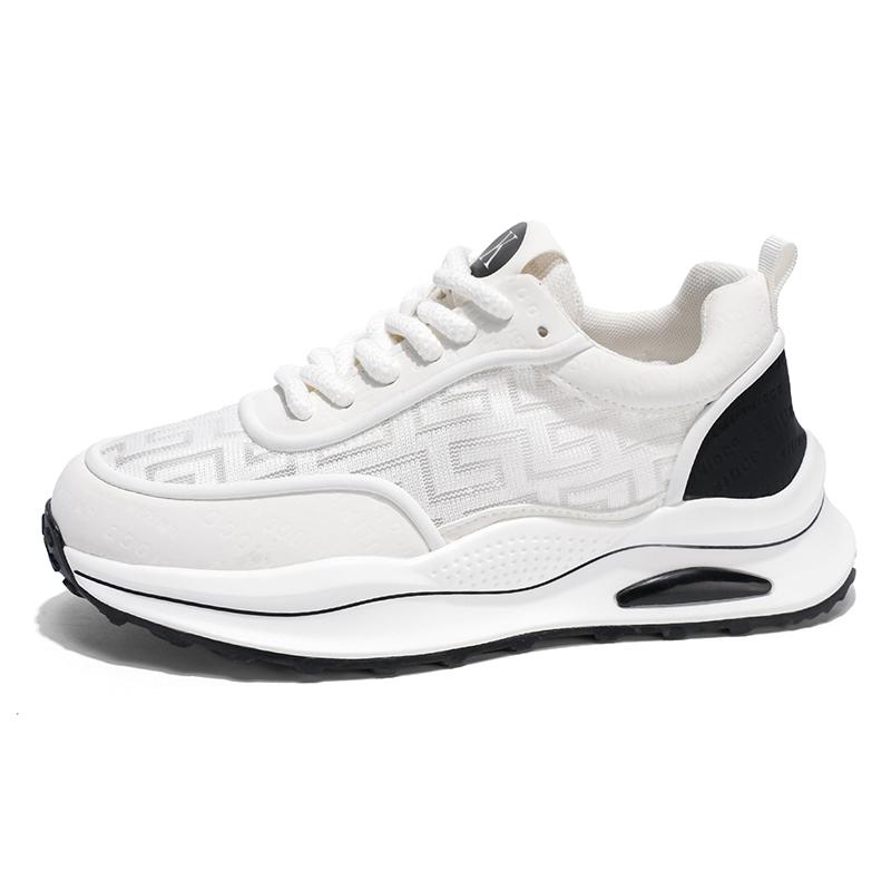 

Men S Breathable Mesh Shoes Summer Out Casual Running Shoes Soft Bottom Comfort Light Fashion Shoes Thick Sole Sneakers 39